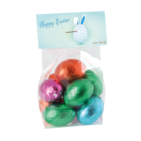 Zakje met 9 Paaseitjes